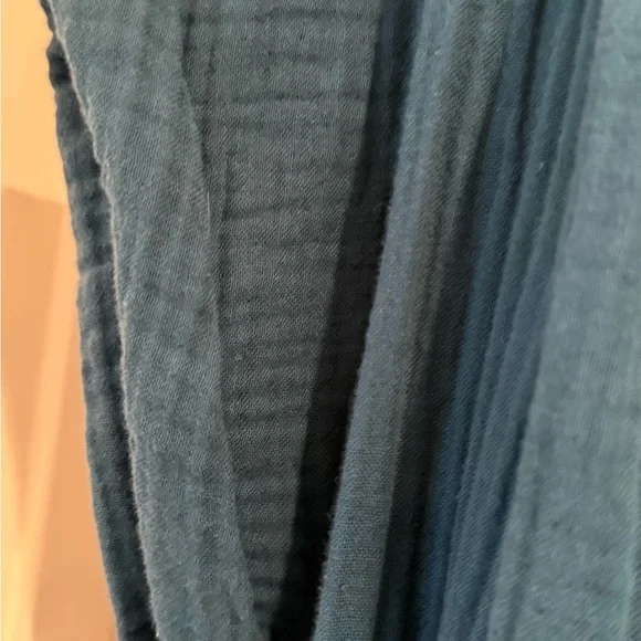 🌸J. Jill Gauze Deep Teal Dress (LP) - Picture 3 of 5